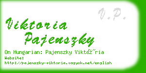 viktoria pajenszky business card